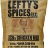 Leftys Spices Fish N Chicken Mix for Oven, Pan or Deep Fry 16oz Bag (Pack of 3) Chose Flavor Below (Original)